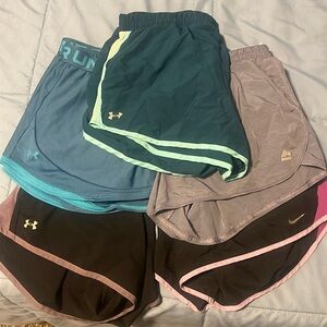 Bundle of womens athletic shorts L
